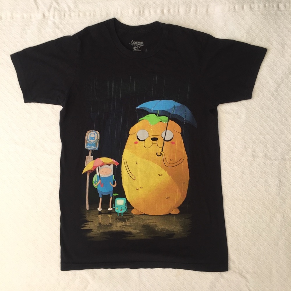 Adventure time meets my friend Totoro t-shirt